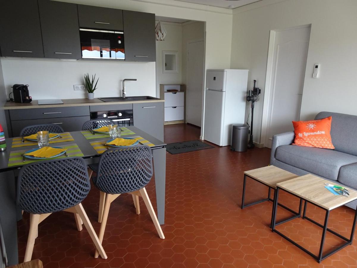 T3 150 M De La Plage, Climatisation, Piscine Et Parking Privatif - 勒拉旺杜 外观 照片